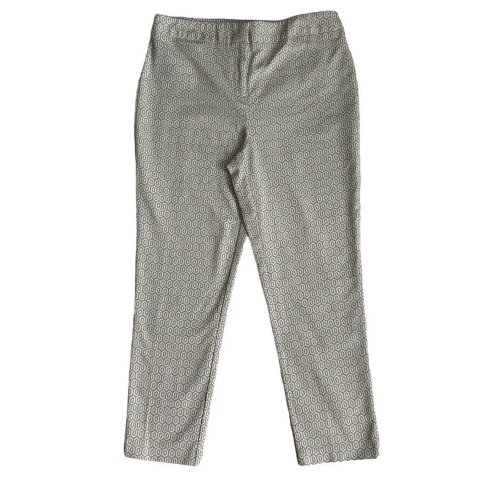 Chico’s Ankle Pants Cotton High Waist SZ 1 or M